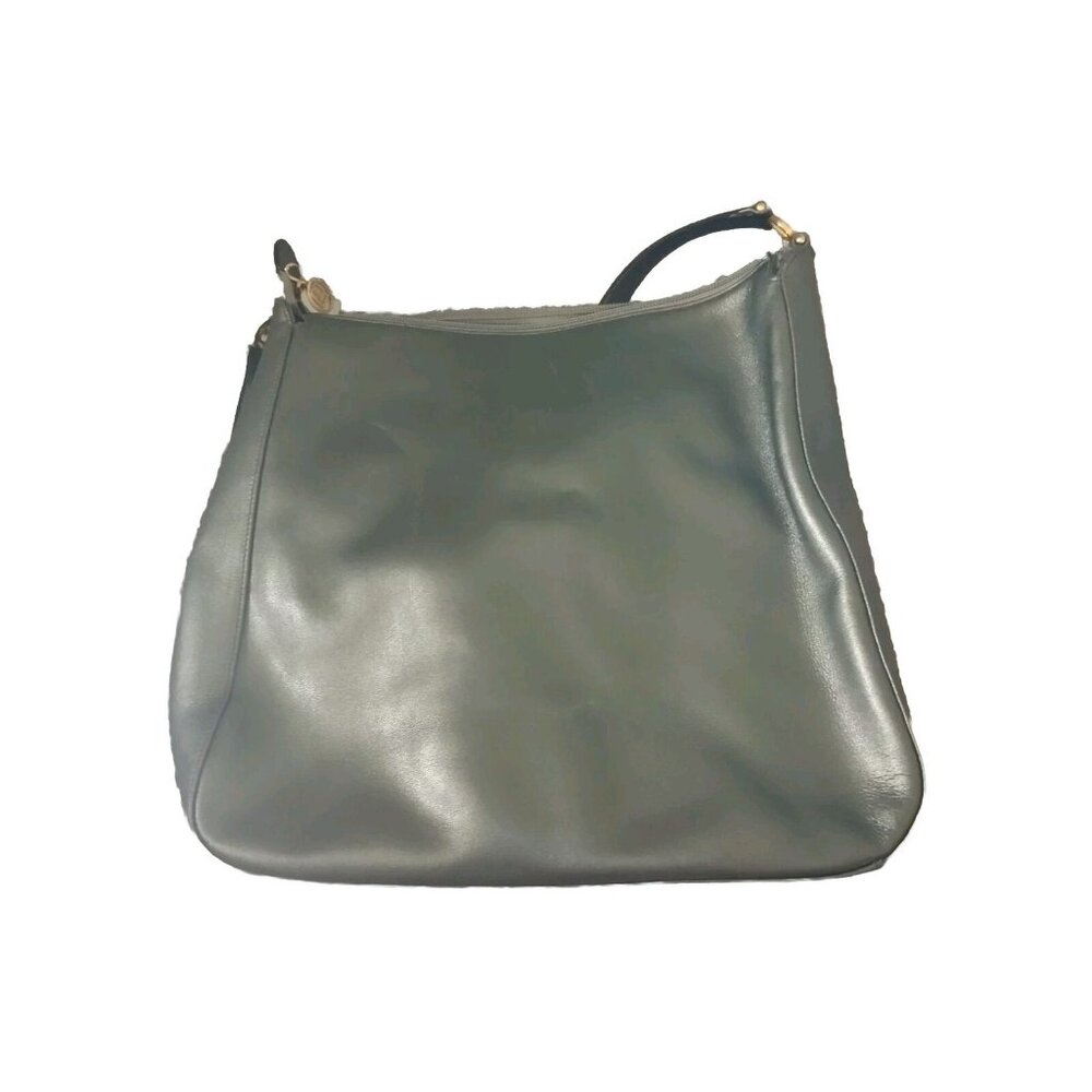 Laura Biagiotti Purse Shiny Gray-great Shape-handbag-shoulderbag